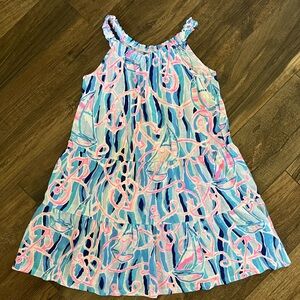 Lilly Pulitzer Pink and Blue Kids Dress